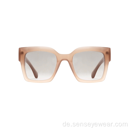 Custom Logo Vintage Women Big übergroße Luxus -Sonnenbrille